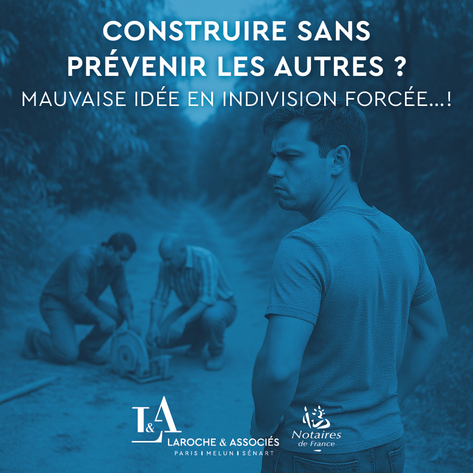 Indivision forcée : chaque indivisaire peut s’opposer à l’édification d’un ouvrage non consenti
